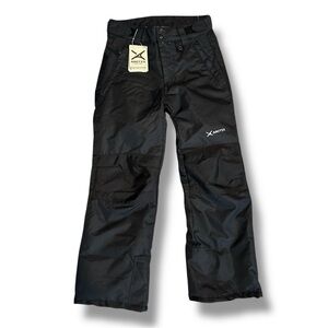 NWT Arctix Kids Snowpants M 10/12 Black Snow Pant Ski Snowboard